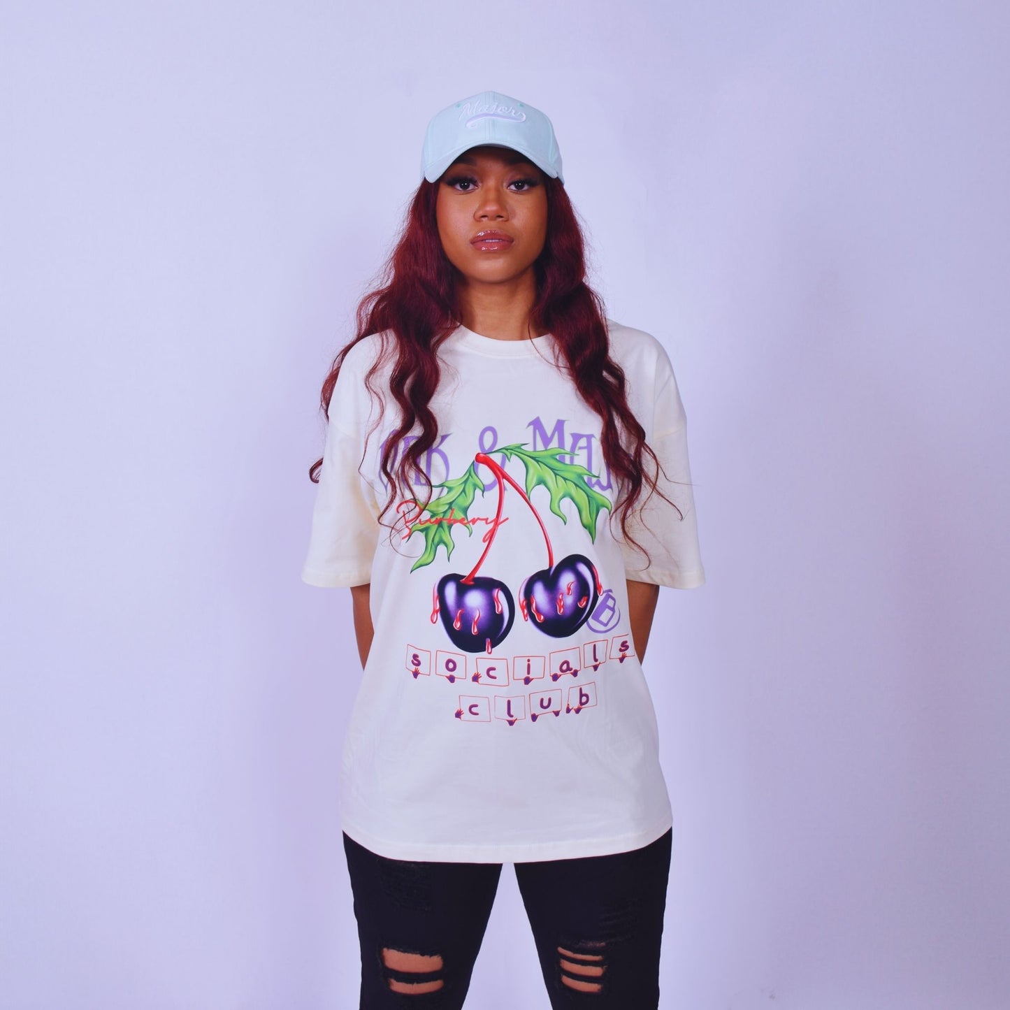 BERRY GRAPHIC T-SHIRT