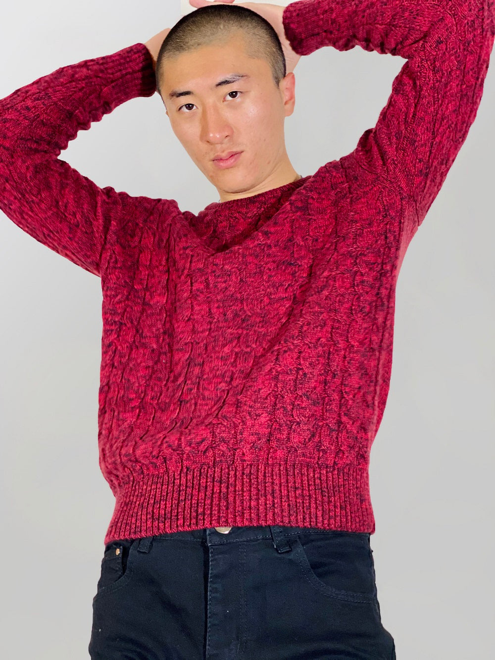 KNIT WOOL SWEATER - OAKANDMAJOR