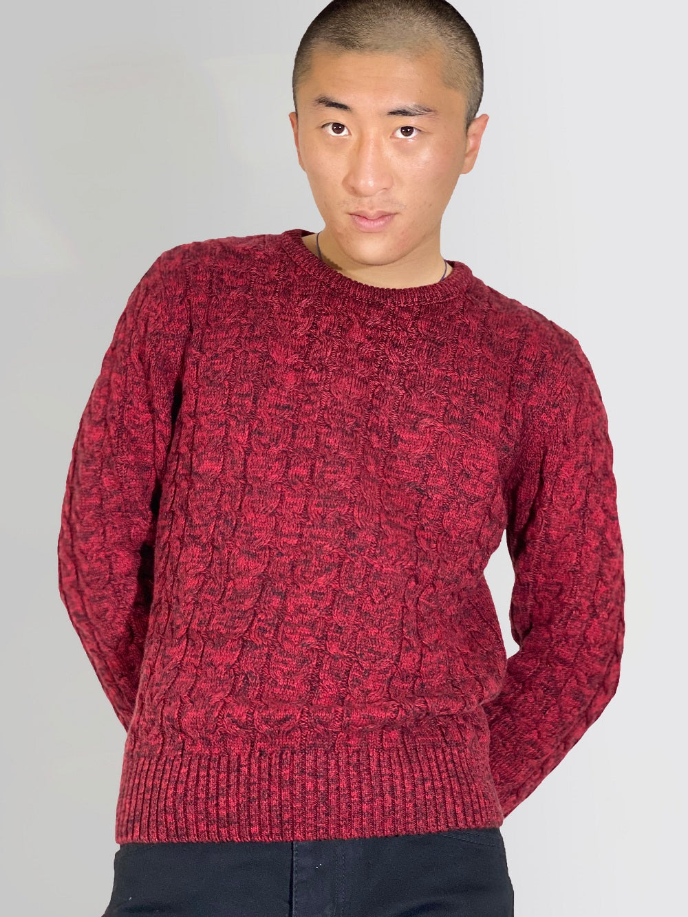 KNIT WOOL SWEATER - OAKANDMAJOR